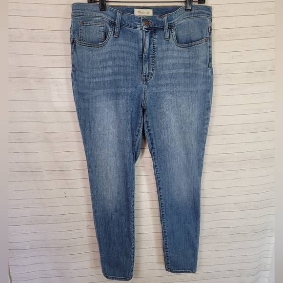 MADEWELL 9" MID-RISE SKINNY JEANS, SZ 32 - Picture 2 of 14